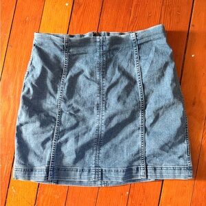 Free People Denim Mini Skirt